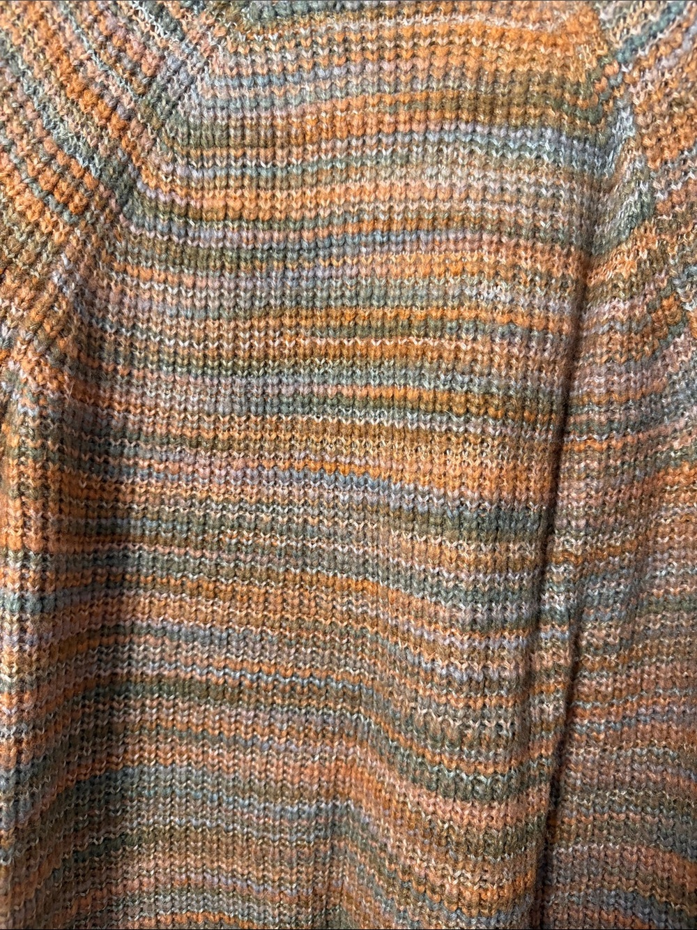 LOFT Multicolor Ribbed Button-Front Cardigan - Picture 5 of 6